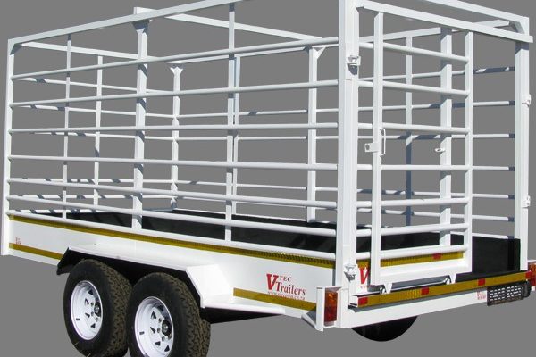 2300kg GVM Double Axle Cattle Trailer – 4.0m x 1.8m (Model SB19)