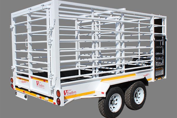 3000kg GVM Double Axle Cattle Trailer – 4.0m x 1.8m (Model SB23)