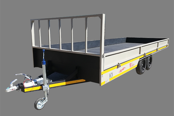 3000kg GVM Double Axle Dropside Trailer – 6.0mm x 2.4m (Model SB12D)