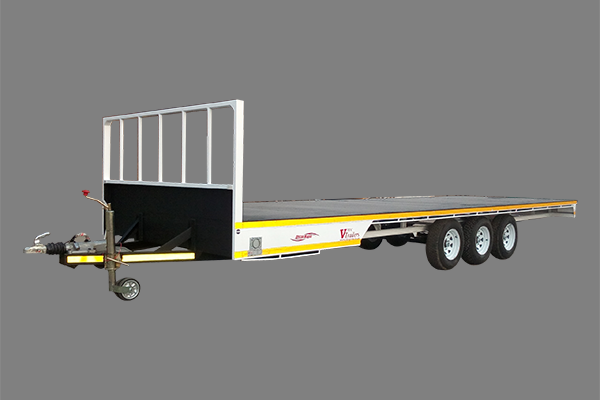 3500kg GVM Triple Axle Flatbed Trailer – 8.0mm x 2.4m (Model FC3)
