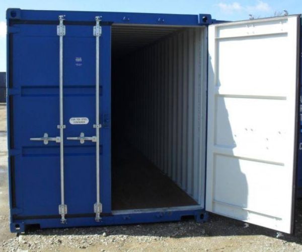 40ft Shipping Container Blue (One Trip)