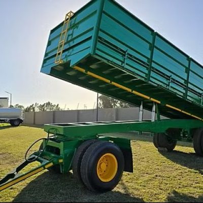 Single Axle Tipping Farm Trailer